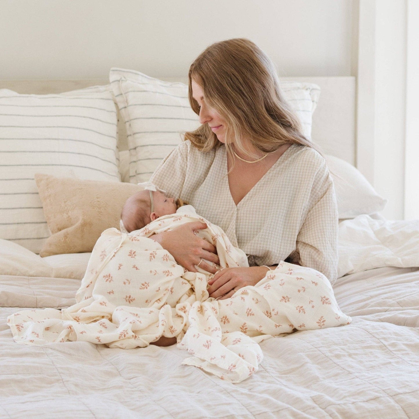 BAMBOO RAYON MUSLIN SWADDLES