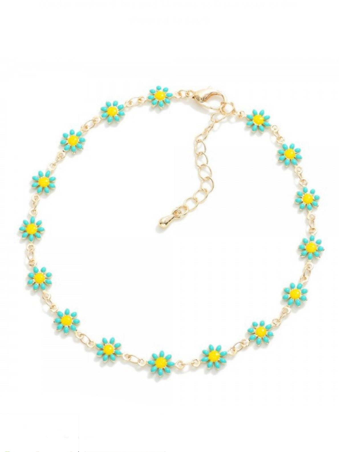 FLOWER ANKLET