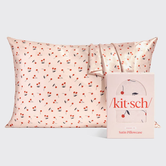 CHERRY STANDARD SATIN PILLOWCASE