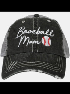 BASEBALL MOM HAT