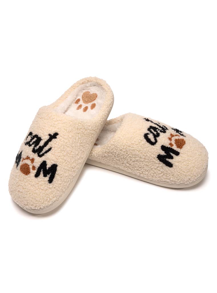 "CAT MOM" SLIPPERS