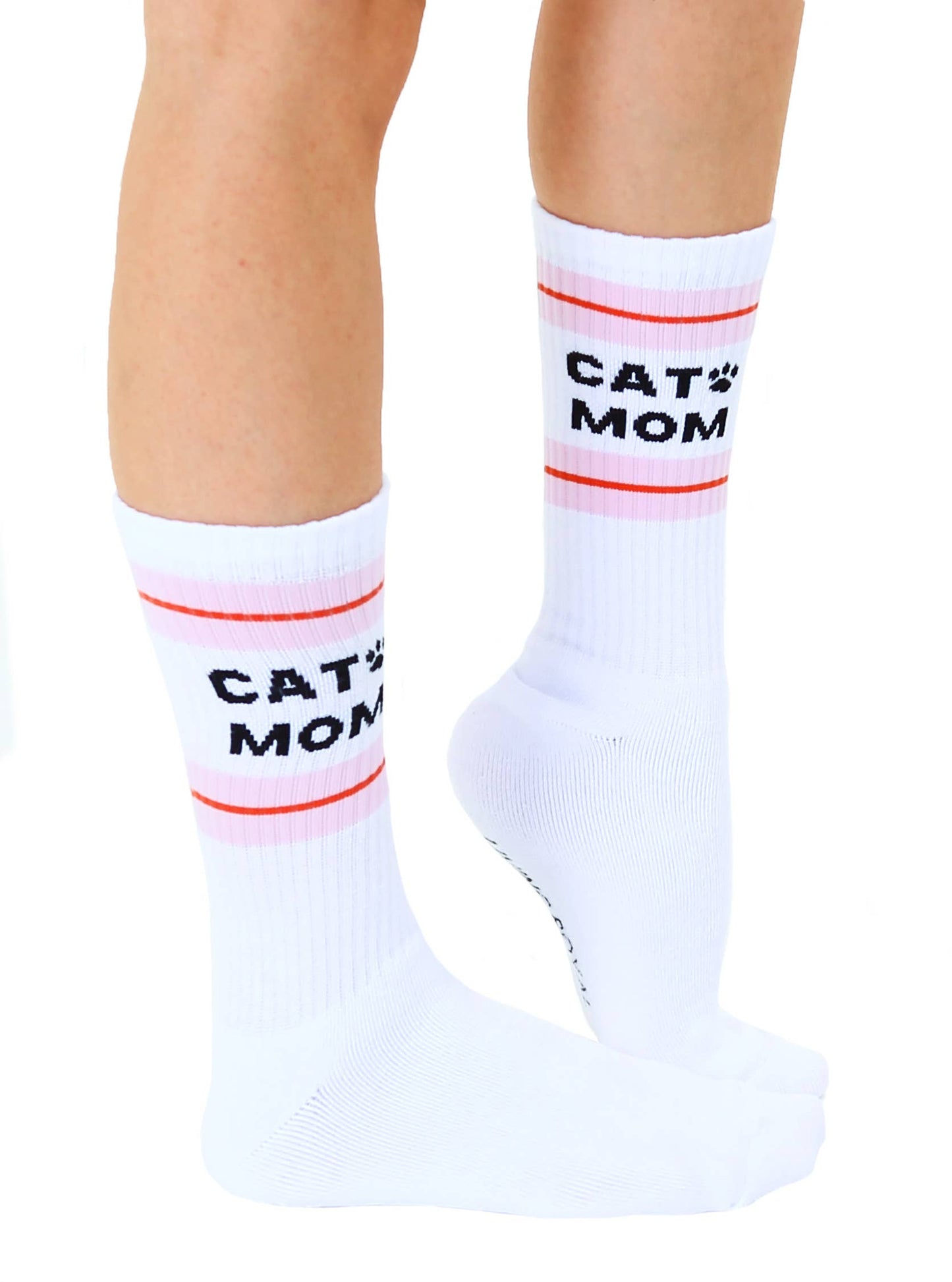 CAT MOM CREW SOCKS