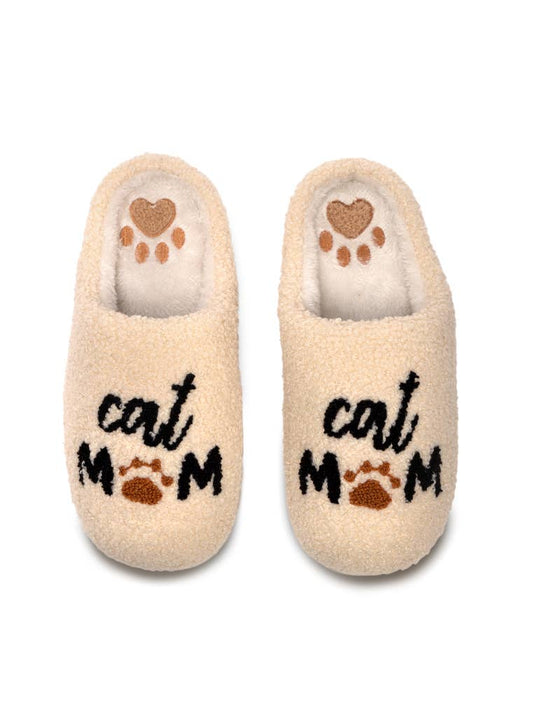 "CAT MOM" SLIPPERS