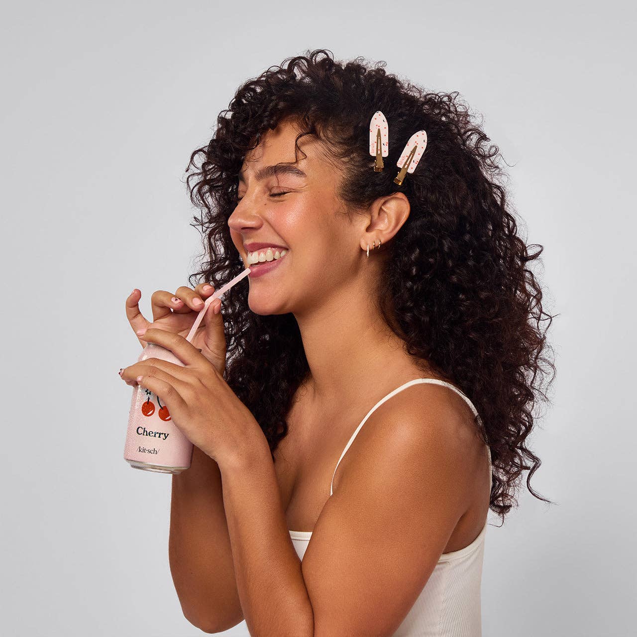 CHERRY CREASELESS CLIPS