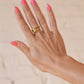 LUXE GOLD TWISTED ROPE RING