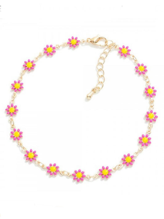 FLOWER ANKLET
