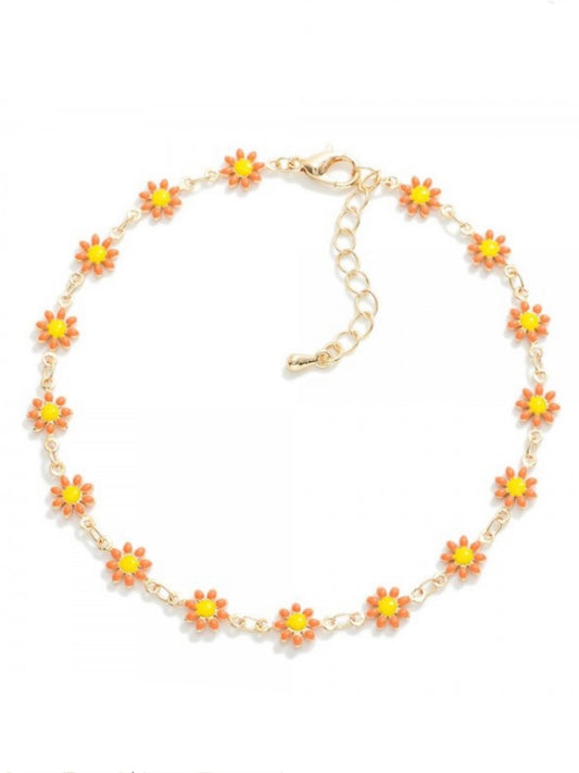 FLOWER ANKLET