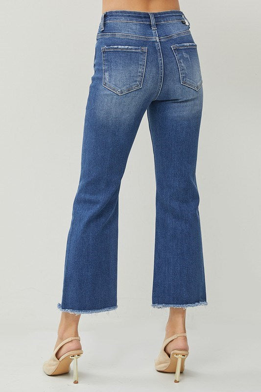 ELLY ANKLE WIDE STRAIGHT LEG DENIM