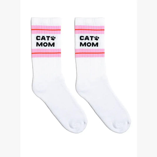 CAT MOM CREW SOCKS